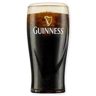 😁 GUINNESS beer, guinness, alcohol, stout, drink, pint telegram sticker