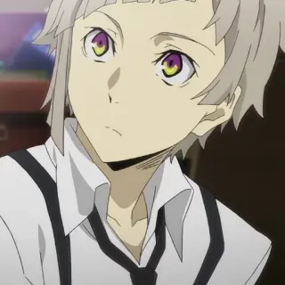 🐾 Atsushi Nakajima Bungo Stray Dogs Anime, Manga, Bungo Stray Dogs, Atsushi Nakajima, Personnage, Fanart whatsapp sticker