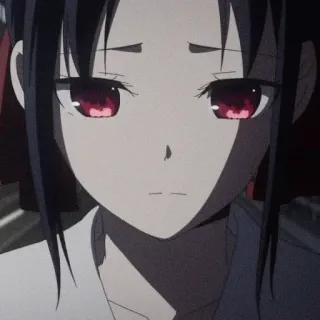 💈 Kaguya Shinomiya Kaguya-sama: Love Is War anime, kaguya-sama, love is war, kaguya shinomiya, cute, serious telegram sticker