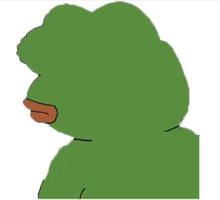 😑 Pepe the Frog pepe, grenouille, mème, dessin animé telegram sticker