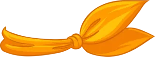 ✨ bow, yellow, ribbon, tie, knot telegram sticker