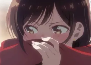 😳 Chizuru Ichinose Rent-A-Girlfriend anime, chizuru ichinose, rent a girlfriend, cute, anime girl telegram sticker
