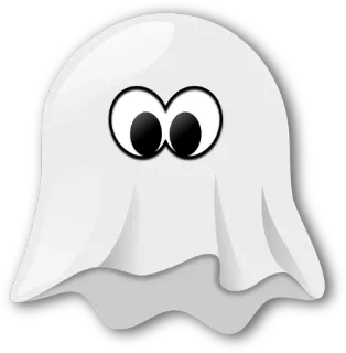 👻 幽灵, 可怕, 万圣节, 卡通, 可爱 telegram sticker