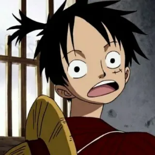 🍖 Luffy One Piece 애니메이션, 만화, 만화영화, 몽키 D. 루피, 원피스 등장인물 telegram sticker