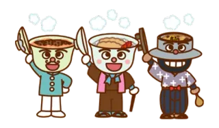 🐼 jedzenie, kreskówka, miski, postać, uroczy, animowany telegram sticker