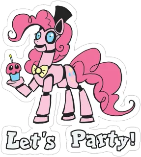 FNAF Pony :: @TgSticker whatsapp stickers