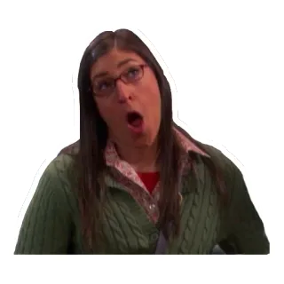 😱 Mayim Bialik The Big Bang Theory actress, tv, big bang theory, mayim bialik telegram sticker