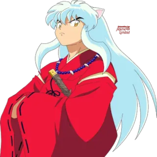 ✔ Inuyasha Anime, Manga, Demon, Półdemon, Miecz, Inuyasha, Postać telegram sticker