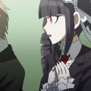 🃏 Celestia Ludenberg Danganronpa Anime, Danganronpa, Celestia Ludenberg, Gótico, Personagem telegram sticker