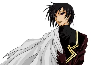 😌 Lelouch Lamperouge Code Geass Anime, Nhân vật, Lelouch, Code Geass, Manga telegram sticker
