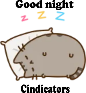 😴 Pusheen zzz gato, durmiendo, almohada, zzz, lindo, dibujos animados, perezoso whatsapp sticker
