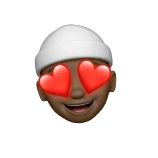 😍 Emoji, Amor, Coração, Rosto, Expressão, Afeição telegram sticker