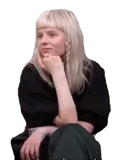 👌 Aurora певица, Aurora Aksnes, музыкант, женщина, человек whatsapp sticker