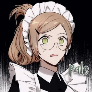 💸 pale anime, maid, cute, cartoon telegram sticker