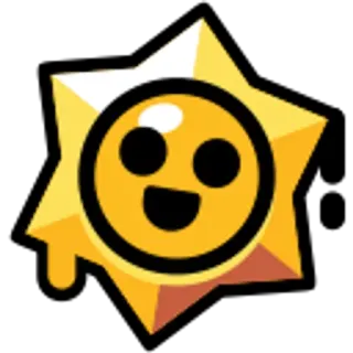 🌟 stella, emoji, faccia, felice, giallo telegram sticker
