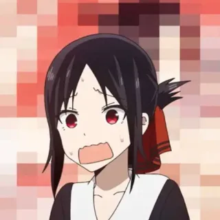 😥 Kaguya Shinomiya Kaguya-sama: Love Is War Аниме, Кагуя-сама, Любовь - это война, Кагуя Синомия, Манга, Мультфильм, Анимация telegram sticker