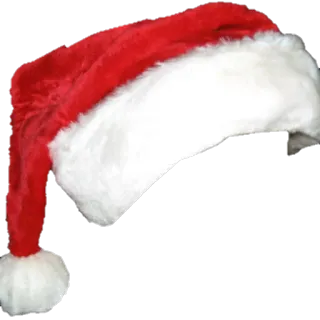 🎩 natal, papai noel, chapéu, vermelho, inverno, feriado whatsapp sticker