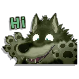 Gabu The Wolf telegram stickers