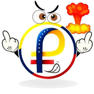 😤 Desenho animado, Dedo do meio, Ofensivo, Explosão, Sátira telegram sticker