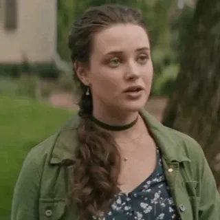 Katherine Langford @StickerXPack whatsapp stickers