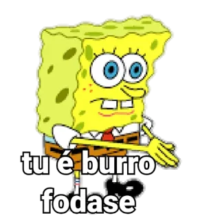🙄 Spongebob tu é burro
fodase spongebob, cartoon, offensive telegram sticker