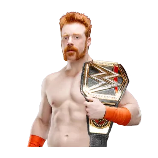 😠 Sheamus WWE Catch, Champion, Athlète, Ceinture telegram sticker