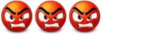 😡 wütend, rot, Gesicht, Emoji, Ausdruck, Cartoon whatsapp sticker