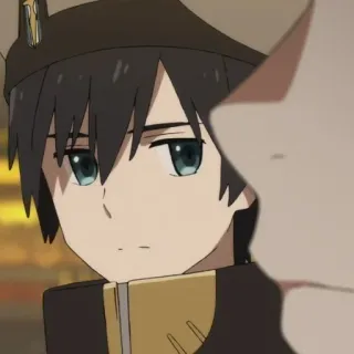 🐚 Hiro Darling in the Franxx anime, hiro, darling in the franxx, character, japanese animation telegram sticker