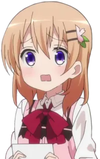 😟 Аниме, Девушка, Милая, Персонаж telegram sticker