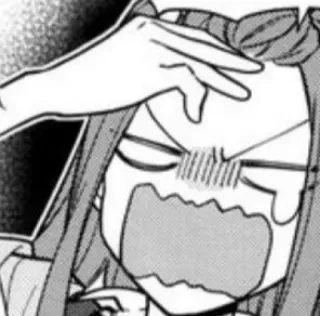 🪶 Anime, Manga, Expressie, Facepalm, Gefrustreerd, Cartoon telegram sticker