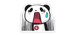 😱 パンダ, かわいい, カワイイ, ステッカー, アニメ, 漫画 telegram sticker
