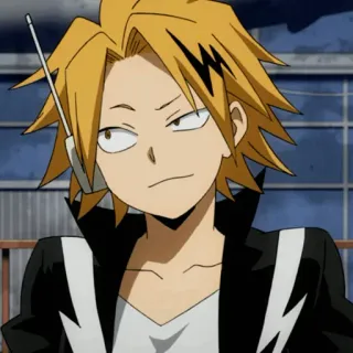 ⚡️ Denki Kaminari My Hero Academia Anime, Personaje, Manga, Denki Kaminari, My Hero Academia whatsapp sticker