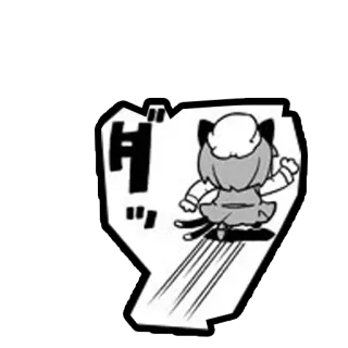 🎗 ド anime, manga, running, cartoon telegram sticker