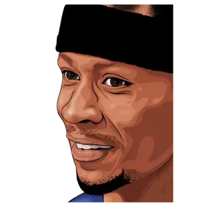 😊 Allen Iverson nba, basket, sport, atleta telegram sticker