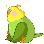 Зелёный Птенчик (@TgSticker) telegram stickers