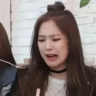 🌼 Jennie Kim kpop, blackpink, jennie, dégoûté, expression, fille, chanteuse telegram sticker
