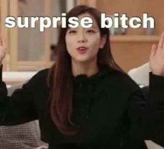 😆 surprise bitch Meme, Kejutan, Wanita, Lucu, Menyinggung, Reaksi whatsapp sticker
