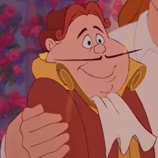 🥀 LeFou Beauty and the Beast LeFou, Disney, Beauty and the Beast, animated character, sidekick telegram sticker