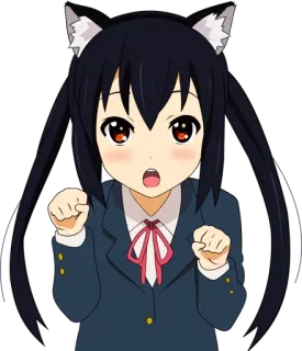 Azunyan @Anak_kucing_stiker telegram stickers