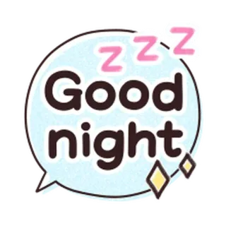 ❤️ Good night boa noite, sono, sonho, noite, zzz telegram sticker