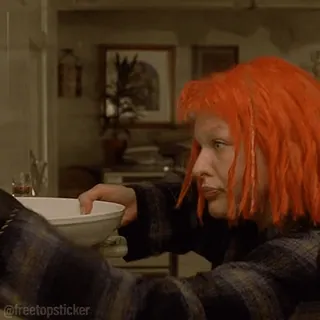 🍚 Leeloo The Fifth Element telegram sticker
