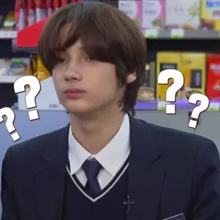 ❓ question, confusion, doubt, person, boy telegram sticker