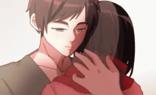 🤗 Umarmung, Anime, Cartoon, Zuneigung, Emotionen, Liebe, Paar telegram sticker