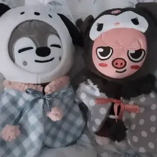 🎠 peluche, animal en peluche, mignon, kawaii, poupée, jouet telegram sticker