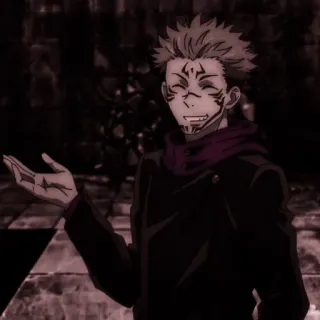 👹 Ryomen Sukuna Jujutsu Kaisen Anime, Manga, Charakter, Zauberer, Jujutsu Kaisen, Ryomen Sukuna, Fluchgeist whatsapp sticker