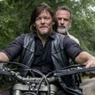 🏍 Daryl Dixon The Walking Dead Daryl, Dixon, Walking Dead, Zumbi, Apocalipse, Moto telegram sticker