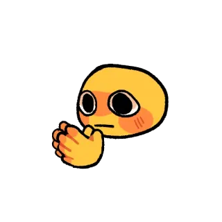👏 Emoji, Mãos, Animado, Fofo telegram sticker