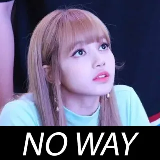 😧 NO WAY не может быть, выражение, сомнение, удивление, неуверенность telegram sticker