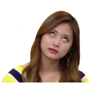 👀 Biểu cảm, Meme, Hài hước, Phụ nữ, Liếc mắt, Mỉa mai, Thái độ telegram sticker
