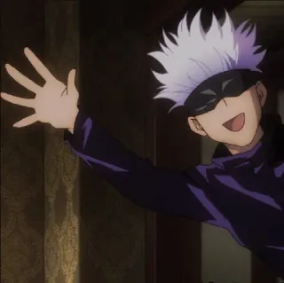 ☁️ Satoru Gojo Jujutsu Kaisen Anime, Personaje, Gojo, Satoru, Jujutsu Kaisen telegram sticker